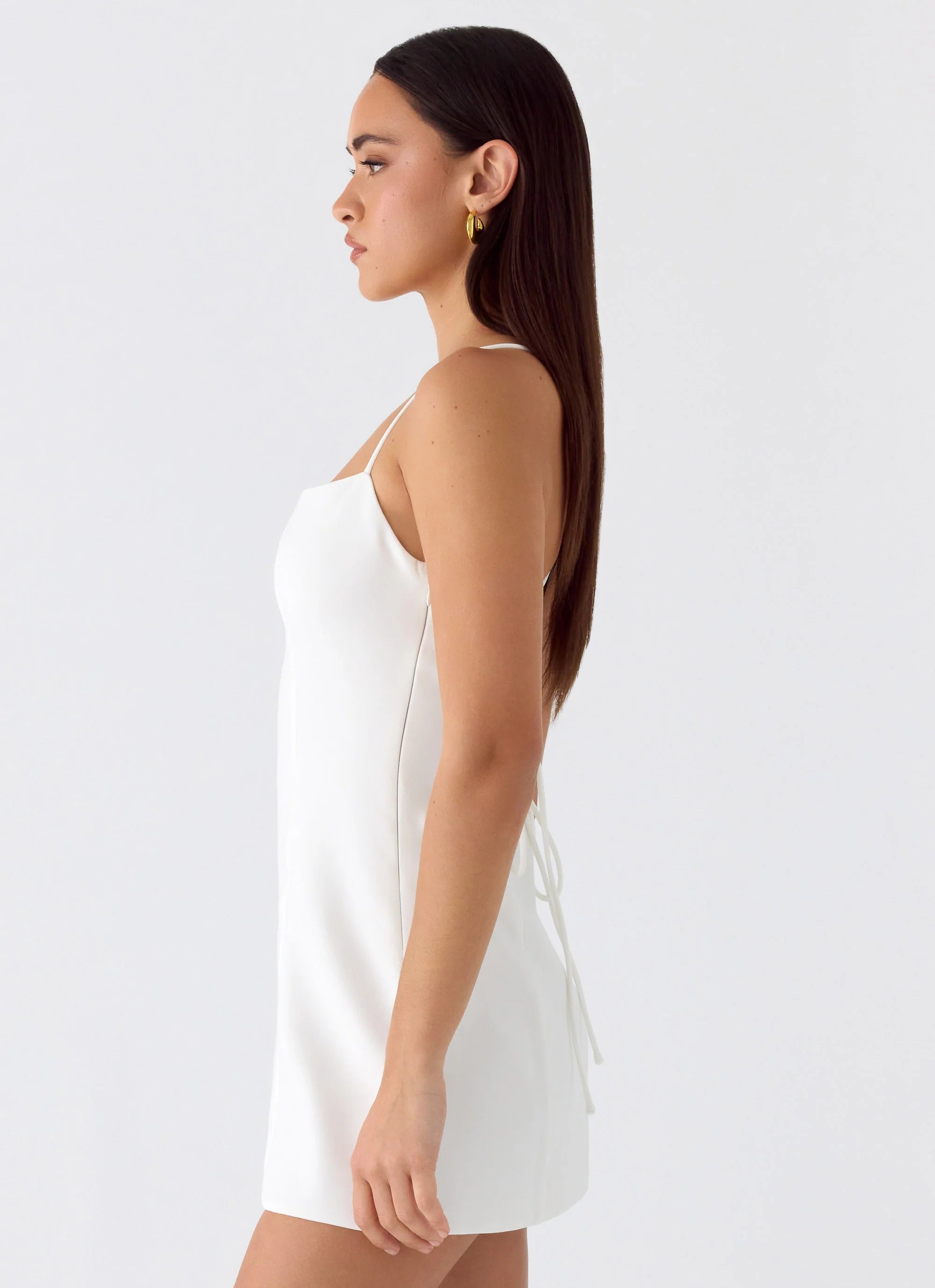 Famous Mini Dress - White