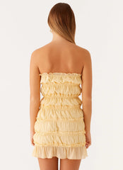 Kylan Mini Dress - Apricot