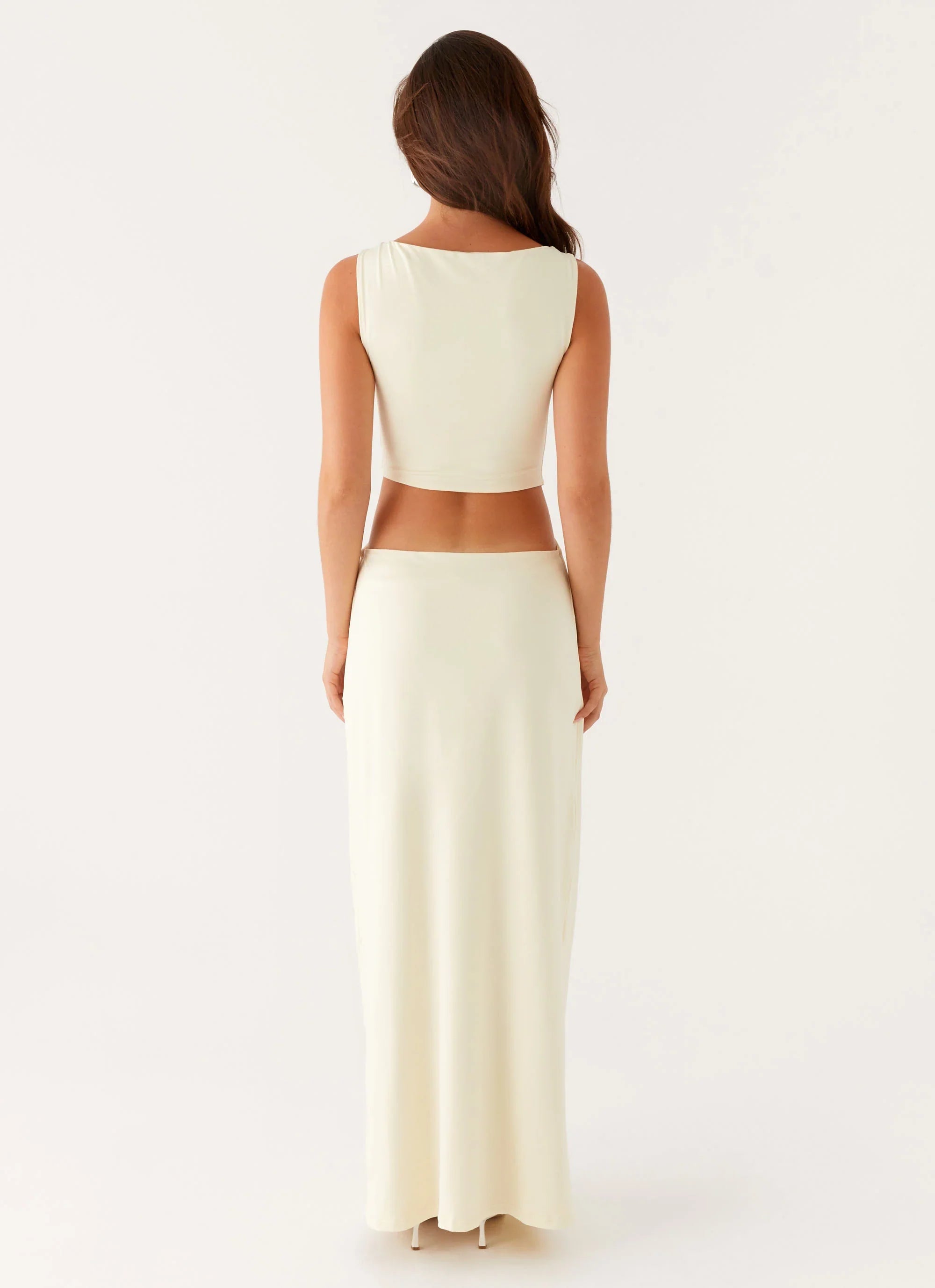 Lilabelle Twist Maxi Dress - Yellow