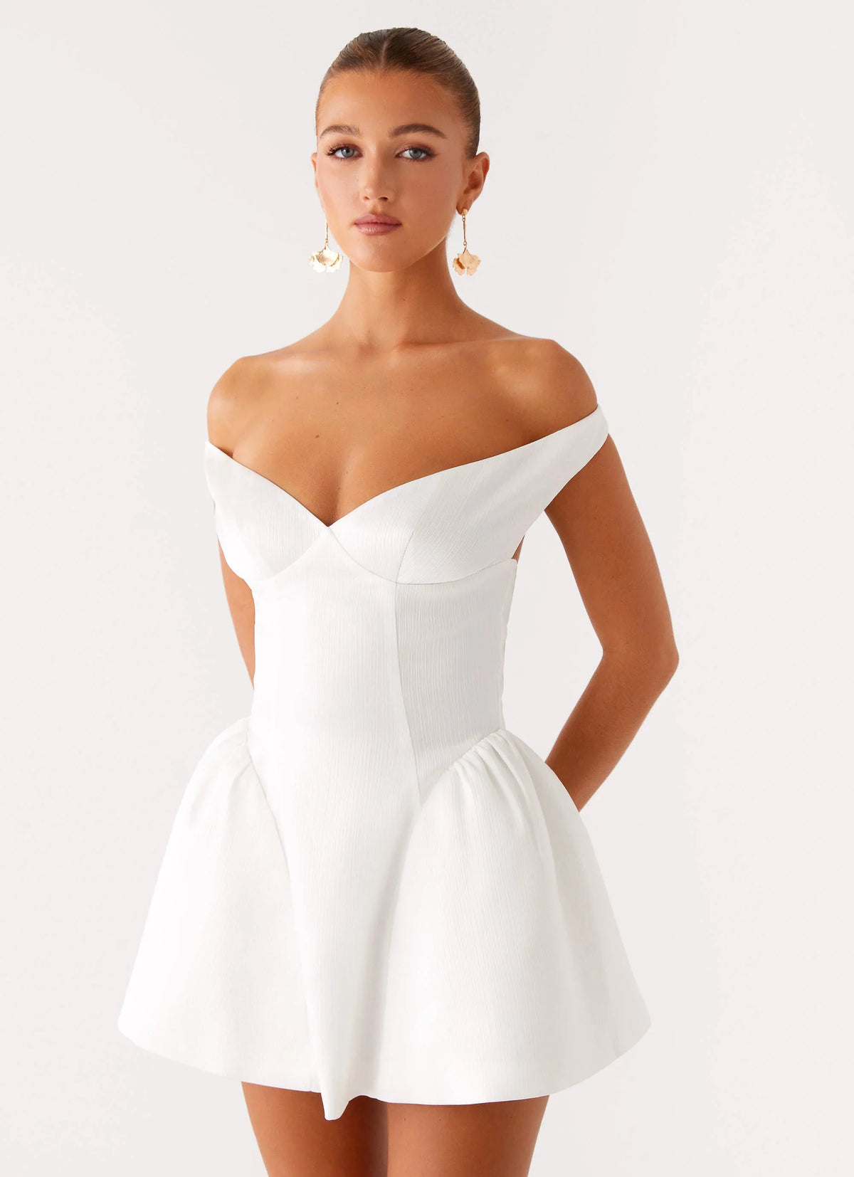 Cavella Mini Dress - White